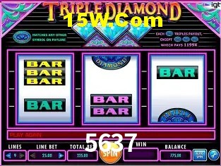 Sinta a adrenalina dos jogos de cassino com 5637